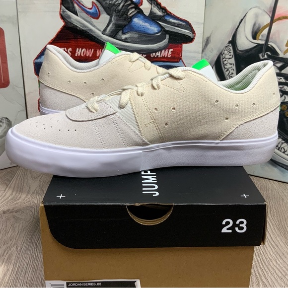 New Air Jordan Series .05 Mens 9, White Green Phantom Sneakers DM1681103 - Picture 8 of 12